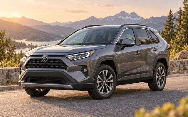 Gray Toyota RAV4, shown as an example
